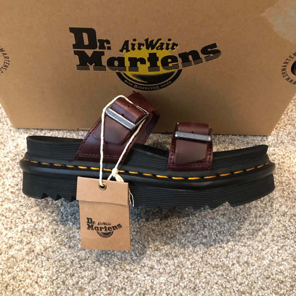 Doc martens Myles sandals slides charro NiB - Picture 10 of 11